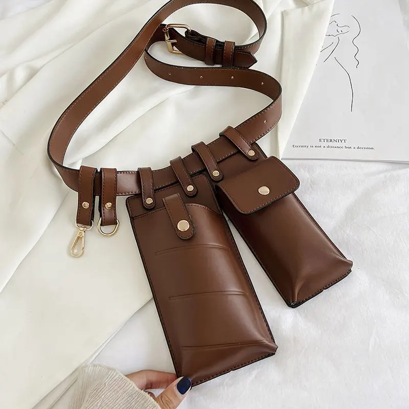 

Desinger Bag Small PU Leather Fanny Packs for Women 2020 Women's Bag Trend Belt Bag Waist Packs Female Phone Purses Chest Bags