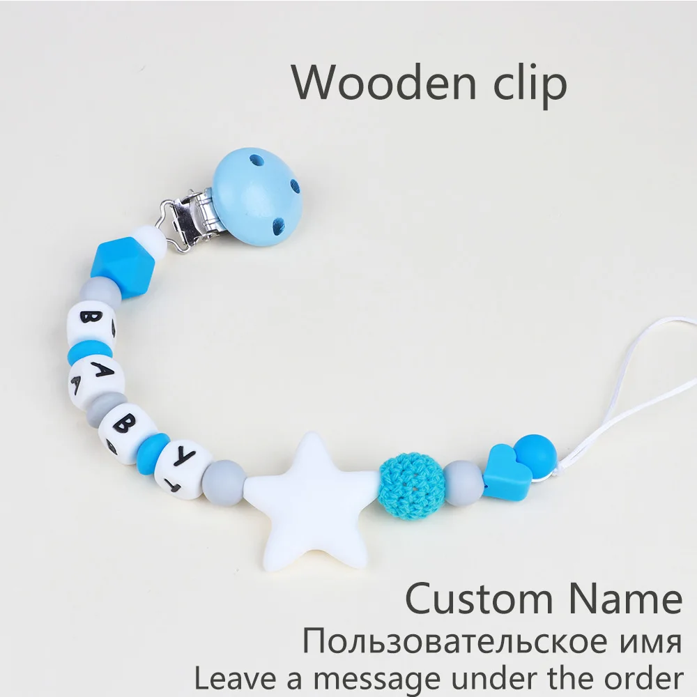 Персонализированный именной силиконовая цепочка для детской соски DIY Детская зубная щетка персонализированные прорезыватель, Детское Зубное кольцо, зажим настраиваемым именем игрушка - Цвет: Custom name-04