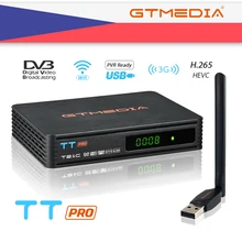 GTMEDIA TT PRO DVB-T2/T Terrestrischen TV Empfänger HD Digital TV Tuner Rezeptor MPEG4 DVB T2 H.265 DVB-C TV BOX