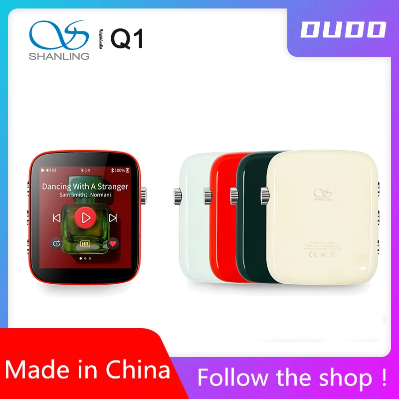 Портативный плеер Shanling Q1 ES9218PDAC/AMP двусторонний Bluetooth Hi Fi аудио музыкальный MP3 с