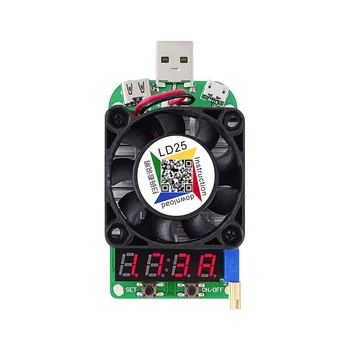 

DC electronic load usb fast charge tester data line charger voltage and current meter QC decoy