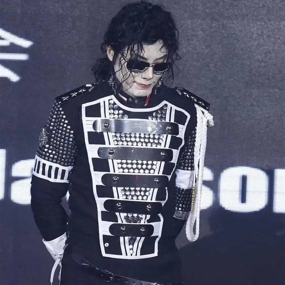 Куртка MJ в стиле панк Майкл Джексон немецкий военный классный жакет верхняя