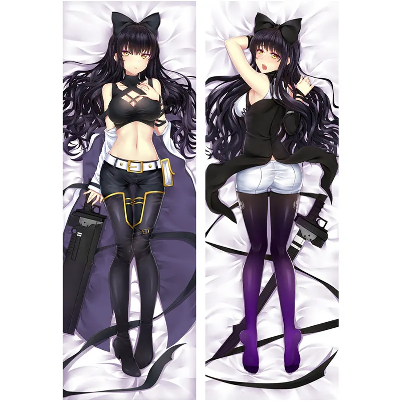 Polyester Аниме RWBY наволочка Рубиновая Роза Салем Dakimakura Чехол сексуальная девушка 3D двухстороннее постельное белье обнимая тело настроить наволочка R01 - Цвет: Polyester