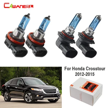 

Cawanerl 100W 9005 + H11 Car Halogen Headlight Light High Low Beam 4300K 12V Warm White For Honda Crosstour Hatchback 2012-2015