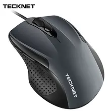 TeckNet Pro S2 мышь проводная USB мышь для компьютера PC мышь 2000 dpi 1000 dpi эргономичная форма мыши 6 кнопок мыши для Asus Xiaomi