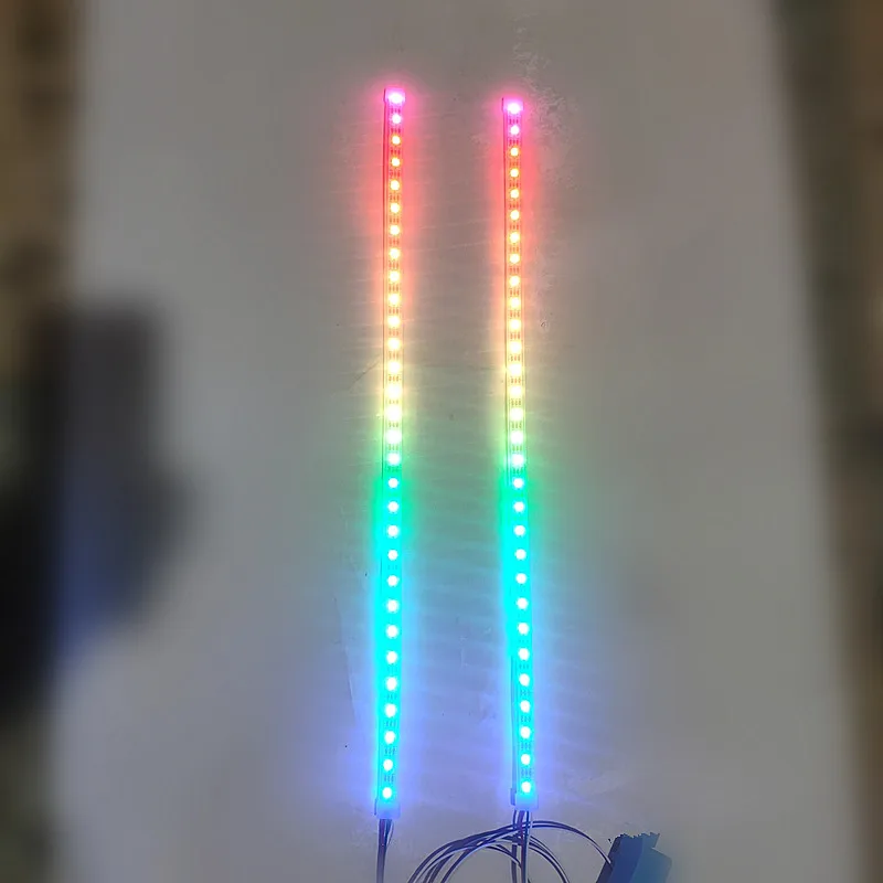 Barre lumineuse colorée 30 LED pour voiture, 1 mètre, indicateur