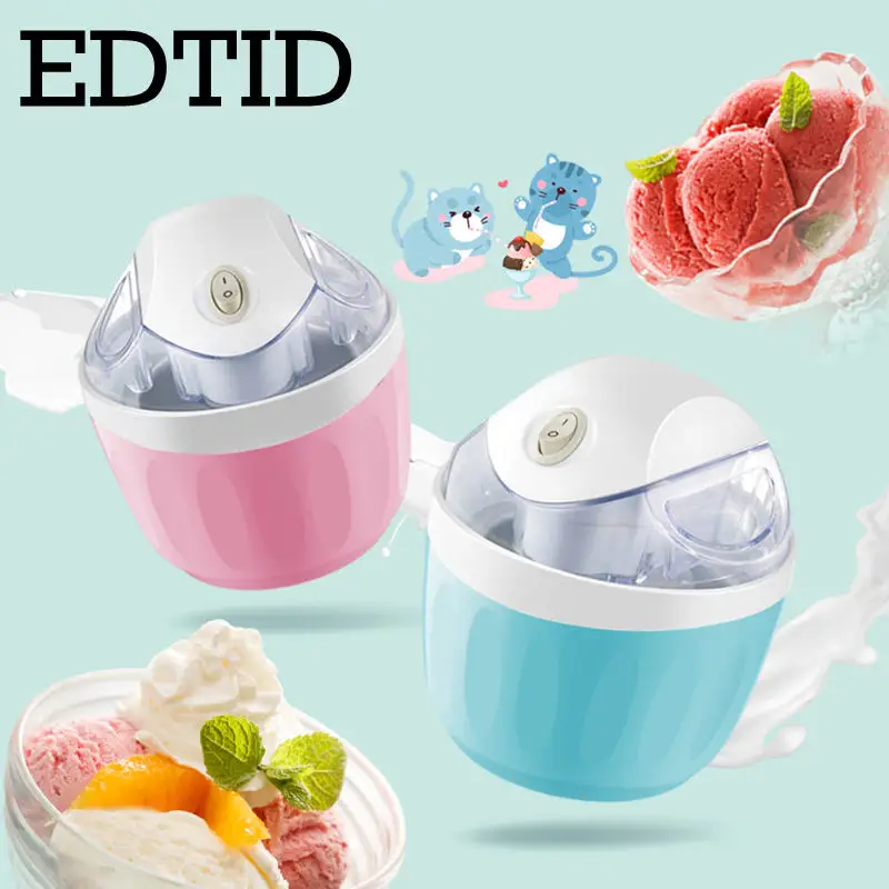 Edtid Diy Ice Cream Maker 0.5l Capacity Quickfreeze Iced Drinks Frozen