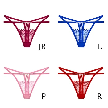 

Women Sexy Transparent Lace Soft Low-rise Briefs Sweet Modern High Stretch Thong Panties Ladies Underwear Feme