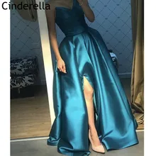 Высококачественный для Бала выпускников платья robe de soiree; джемпер с треугольным воротом без рукавов для девочек с боковыми атласное платье трапециевидной формы платье для выпускного вечера vestidos de fiesta de noche