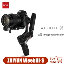 Zhiyun weebill s estabilizador de transmissão de imagem de 3 eixos para câmera mirrorless display oled handheld cardan estabilizador