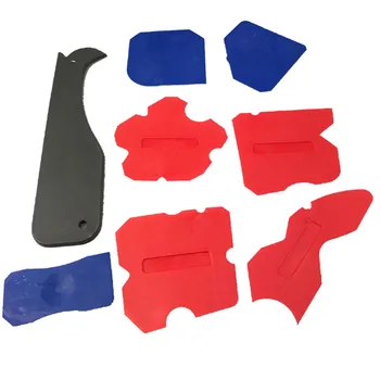 

8 Pcs Tool Finishing Shovel Glue Silicone Sealant Smoothing Joint Corner Caulk Remover Home Multifunction Caulking Profile Line
