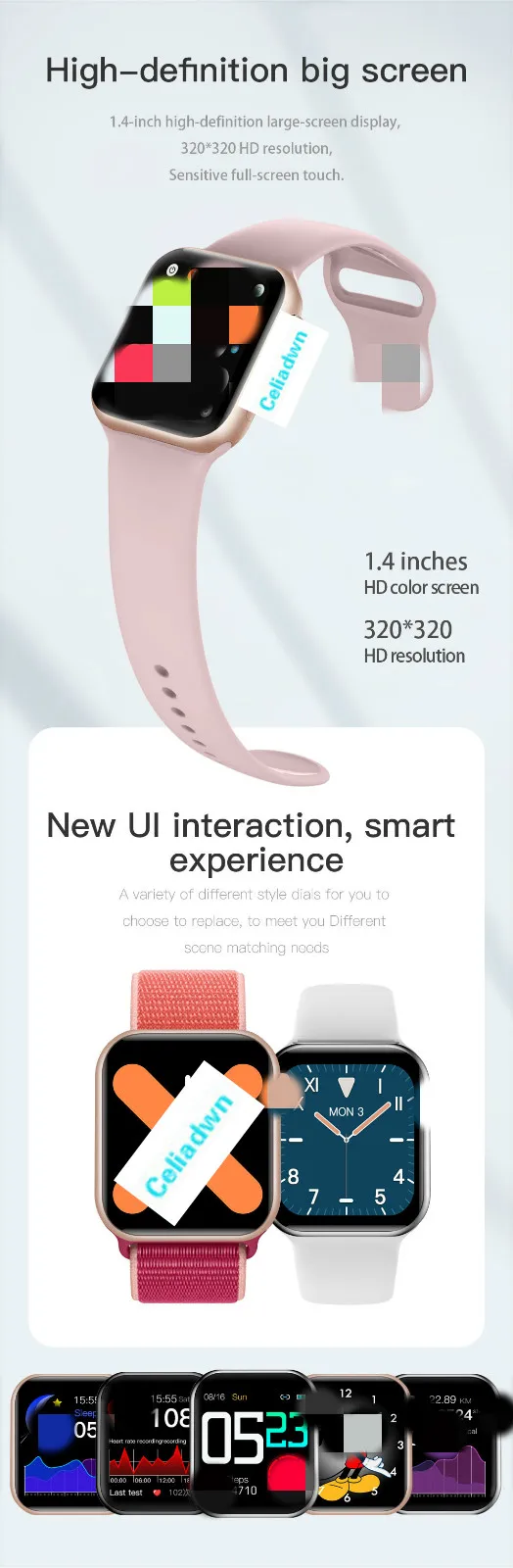 IP68 Водонепроницаемые Смарт-часы IWO 13 Lite Series 5 40 мм переключатель ручки сердечного ритма Page Bluetooth часы VS IWO 9 10 11 12 p68 p70