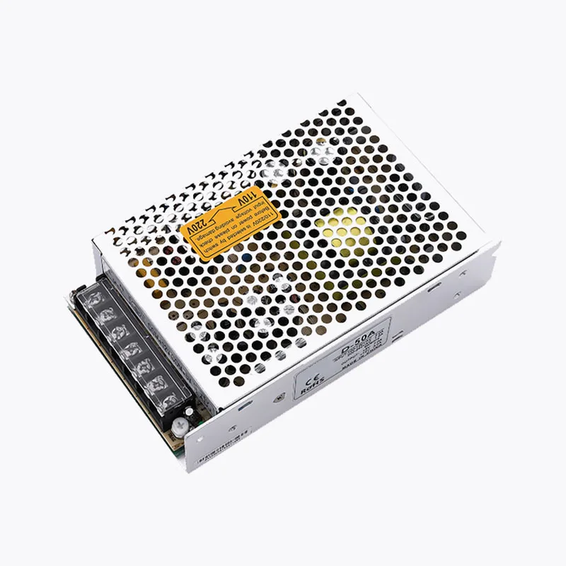 Doppio 50 Watt 5V 12V 24V Alimentatore Switching Smps D-50 Convertitore Alimentatore Adattatore Sorgente Per Striscia Led