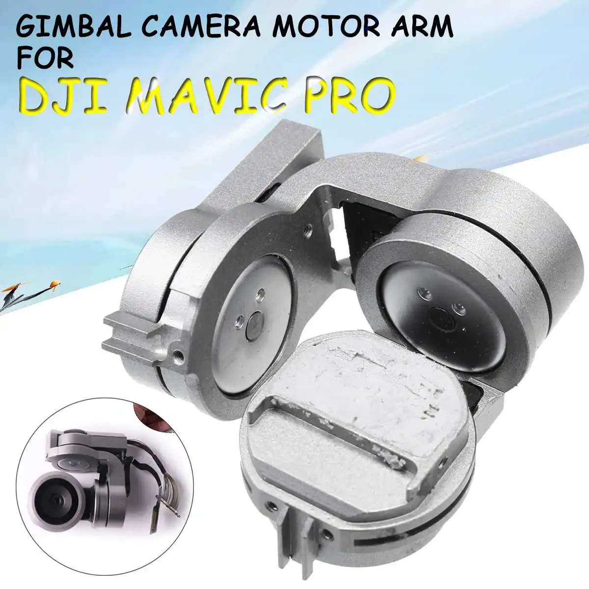 

Repair Parts Gimbals Camera Arm with Flat Flex Cable for DJI Mavic Pro Drone Gimbals Motor Arm Spare Parts
