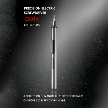 

3.7V Mini Handheld Cordless Electric Screwdriver Precision Magnetic Screw Driver Tool with Universal Multi Bits Set For Drones