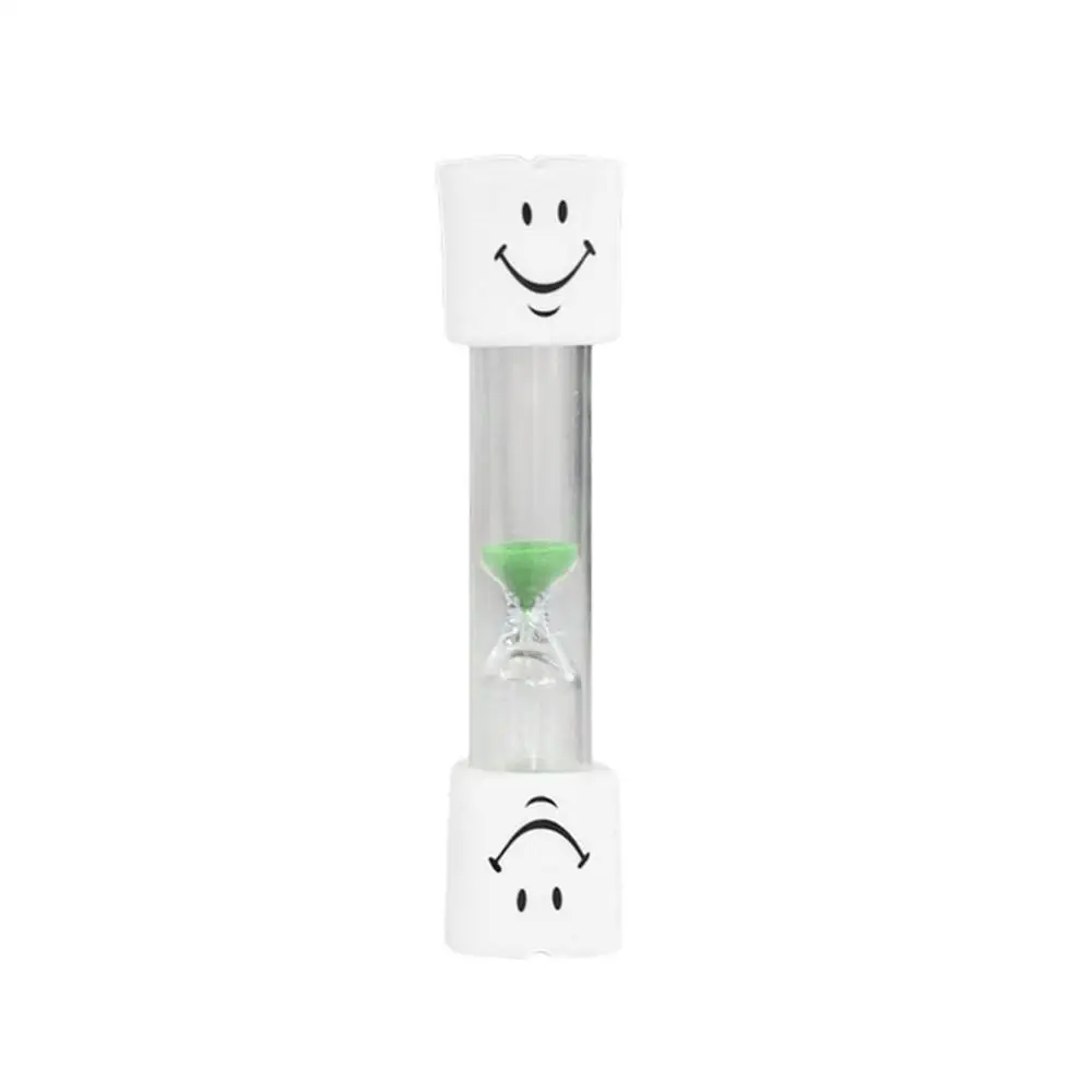 Green Новое поступление улыбающееся лицо песочные часы с таймером для детей 3 минуты зубная щетка для чистки зубов мини Таймер улыбающееся лицо песочные часы - Цвет: Green