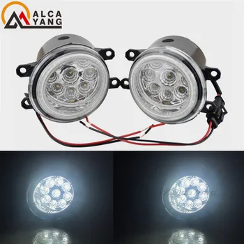 

For Toyota Prius Plus C V 2011-2015 Car 4000LM LED Bulb Front Fog Light Angel Eye Daytime Running Lamp H11 12V