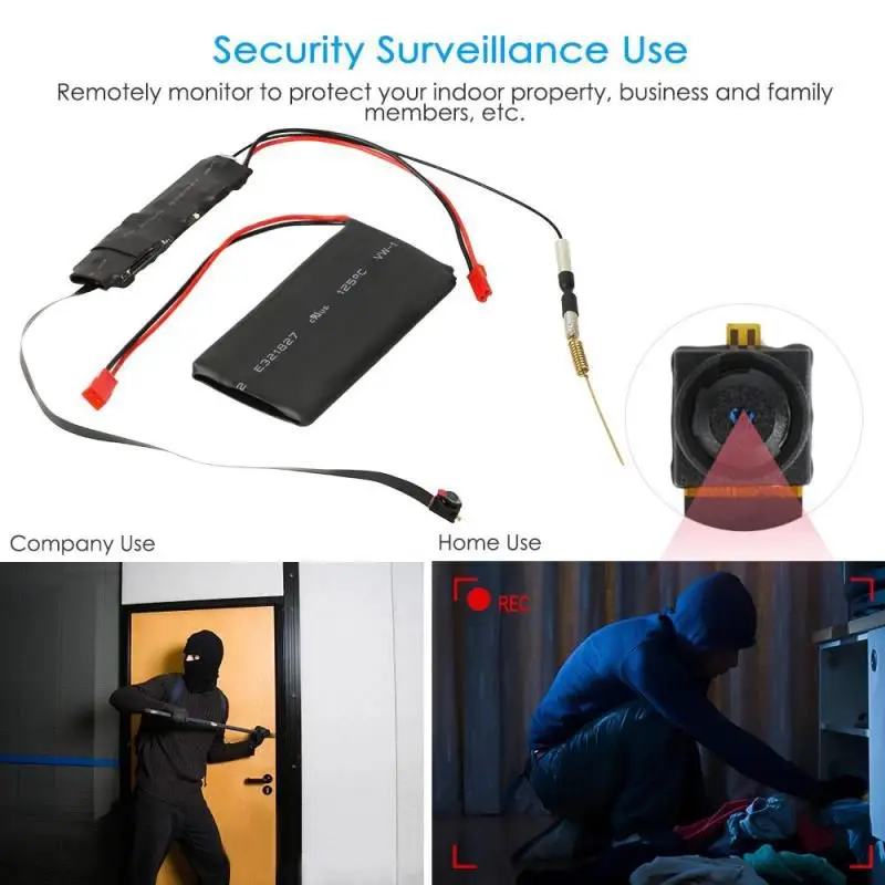 Online DIY cámara Mini Wifi Cámara Full HD 1080P videocámara P2P detección de movimiento Video seguridad con 2,4G RF Cámara de Control Remoto DIY