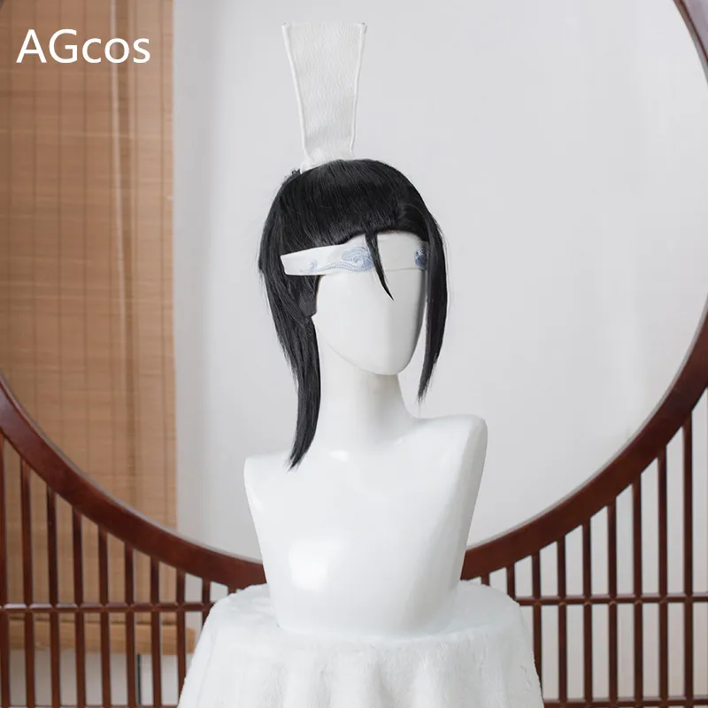 

AGCOS Anime Mo Dao Zu Shi Lan Jingyi Cosplay Wig Black Lan Jing Yi Cos Wigs