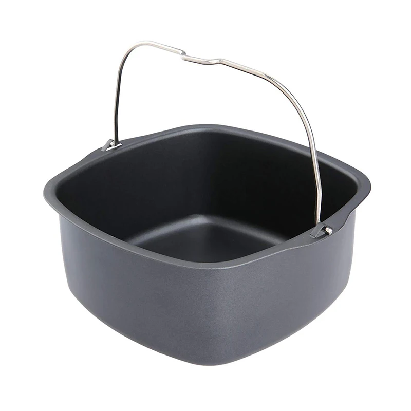 

Airfryer Cake baking basket Dish Container Frying For Philips HD9925 HD9232 HD9233 Non Stick Baking Dish Tray Cake Baking Basket