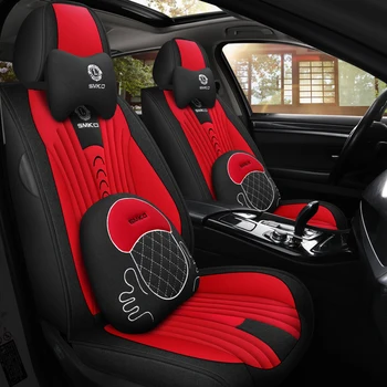 

Full Coverage flax fiber car seat cover auto seats covers for ford explorer 5 figo focus 1 2 3 mk1 mk2 mk3 fusion