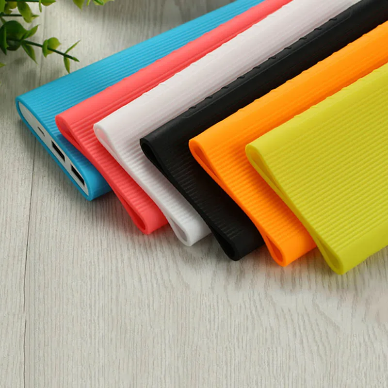 

1/3/5pcs Silicone Power Bank Protective Cover Anti-dust Pouch for Xiaomi Power Bank 2 IJS998