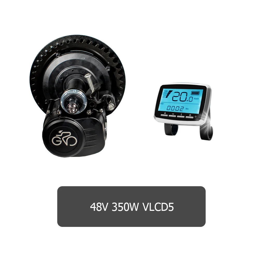 48v350w VLCD5 Tongsheng 36V 48V 250W 350W 500W вращающий момент Сенсор VLCD5 дисплей Средний привод центрального моторного, фара для электровелосипеда в Conversion Kit - Цвет: 48v350w VLCD5