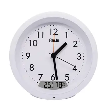 

Snooze Alarm Clock Thermometer hygrometer Display Automatic Backlight Classic Table Clocks Home Decor