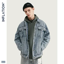 Мужская джинсовая куртка с вышивкой в стиле хип-хоп, Bck, джинсовая куртка в стиле пэчворк, верхняя одежда, уличная одежда, пальто для пар, 9741W