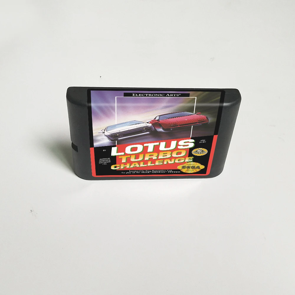Игровая карта Lotus Turbo Challenge 16 бит MD картридж для игровой консоли Sega Megadrive Genesis |