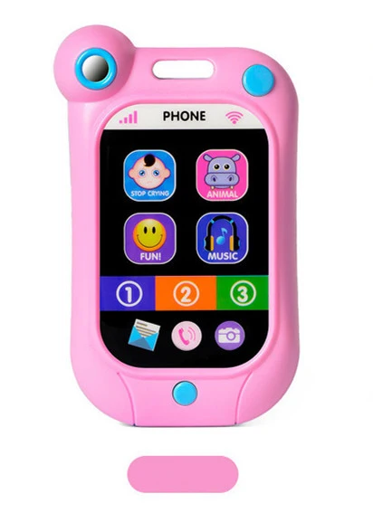 Детские игрушки пульт дистанционного управления музыкальный мобильный телефон раннее образование игрушки подарок для детей обучающая машина - Цвет: 1