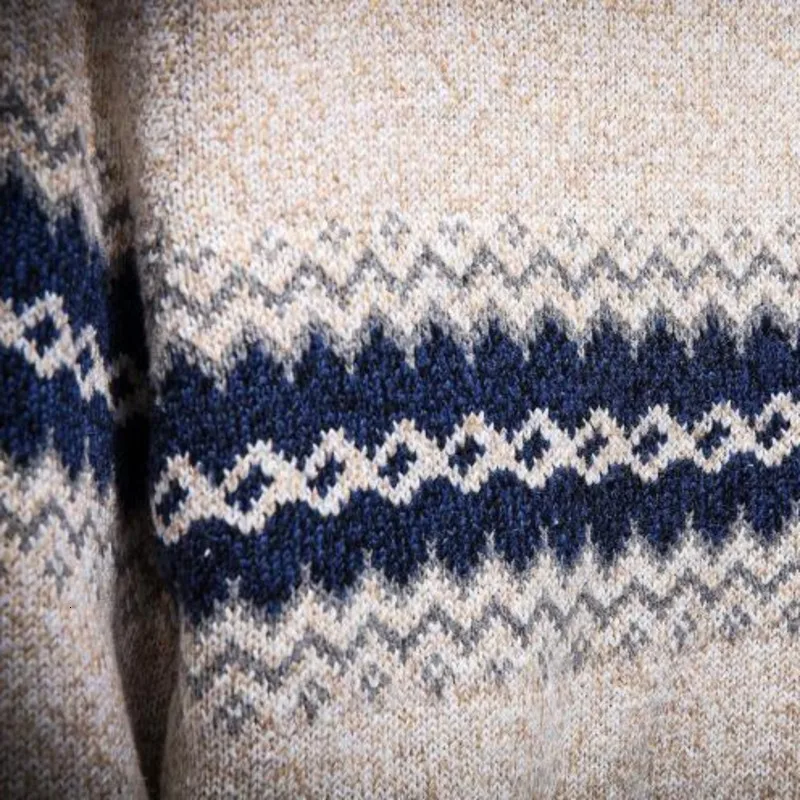 Cena Zimowy Sweter męski ciepła moda na co dzień dziergany Sweter człowiek dziki luźne Sweter w dużym rozmiarze mężczyzna Sweter ubrania M 6XL