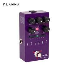FLAMMA FS06 педаль предусилителя цифровая гитарная педаль с 7 моделями предустановленных моделей сохранения слота Встроенная имитация шкафа FLAMMA FS06 педаль предусилителя цифровая гитарная педаль с 7 моделями предустановленных моделей сохранения слота Встроенная имитация шкафа