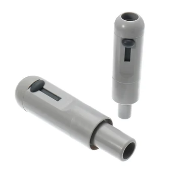 

2pcs Grey Universal Saliva Swivel Sucker Suction Handle With Adjustable Valve Strong Weak Suction Autoclavable Dental Tool