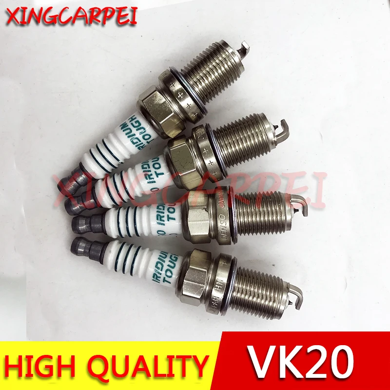 Свеча зажигания Iridium VK20 5604 4 шт. для Honda Nissan PK20R-P8 SVK20RZ11 ZK20R11 ZK20R13 | Автомобили и
