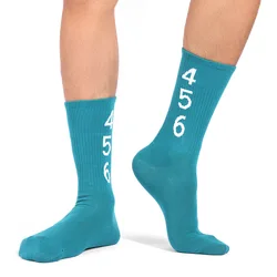 2021 Global Hot Squid Game Red and Blue Cotton Socks For Men Unisex Fall Winter Women's Socks Christmas Gifts High Quality