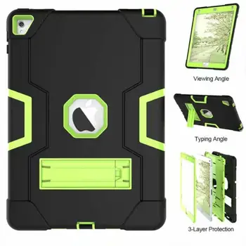

Case cover for apple ipad Air 2 tablet Stand Shockproof Heavy Duty Protect Skin Rubber Hybrid Case For iPad 6 9.7 tablet case