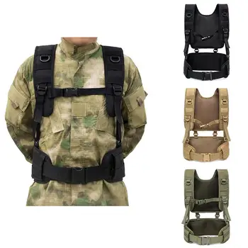 

1 Pcs New Outdoor Tactical Hanging Girdle Breathable Strap Vest Hunting Shoulder Lightweight Hanging Belt I3R9