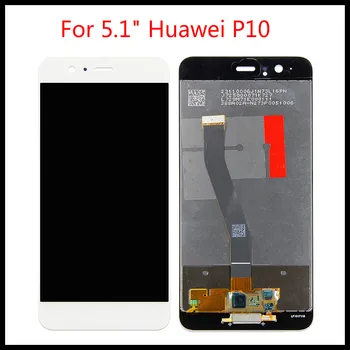 

High Quality For 5.1" Huawei P10 VTR-L09 VTR-L10 VTR-L29 LCD Display Touch Screen Digitizer Assembly Free Tools