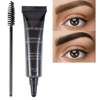 

Hot 10ML Eyebrow Cream Tattoo Pen with Brush Kit Waterproof Women Makeup Eyebrows Tint Enhancer Gel Eye Brow Dye Cosmetics Tools