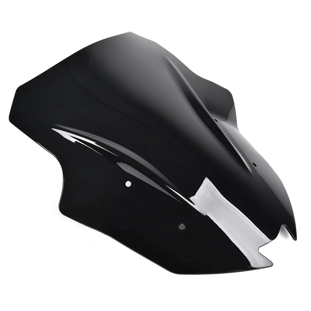 Мотоцикл двойной пузырь лобовое стекло ветрового стекла дефлекторы для Kawasaki Ninja 1000 Z1000 Z 1000 SX Z1000SX черный