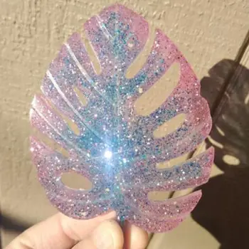 

2 Pcs/Set Crystal Epoxy Resin Mold Coaster Casting Silicone Mould Handmade DIY A2UA