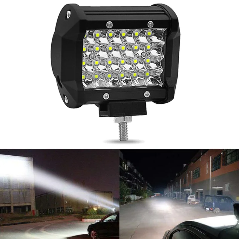 

DC 9-30V 72W 4INCH 24LED Waterproof Work Light LED Light Bar Spot Flood Beam For Work Driving Off-road Boat Car Tractor Truck