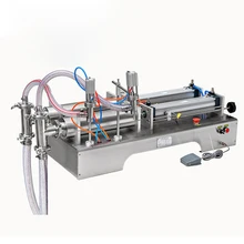 Pneumatic Liquid Filling Machine Automatic Quantitative Cosmetic Canning Machine Toothpaste Edible Ointment Filling Machine can t miss 300 2500ml double head liquid or softdrink pneumatic filling machine