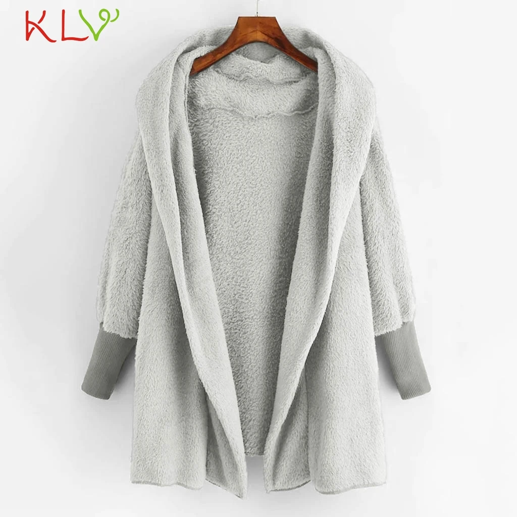 Женская куртка с капюшоном, теплое флисовое пальто, кардиган, женские зимние куртки и пальто, повседневная верхняя одежда, одежда размера плюс, парка для женщин, 19Oct
