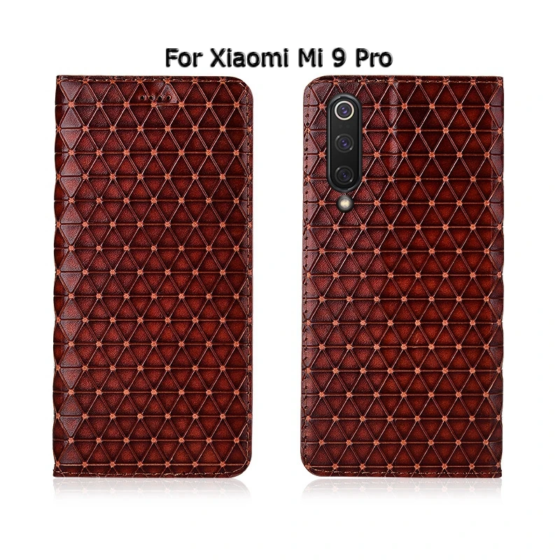 Чехол-книжка с подставкой для телефона Xiaomi mi 9 9S Se Lite Pro из натуральной коровьей кожи с карточным дизайном для Xiao mi 9 9S Pro Lite