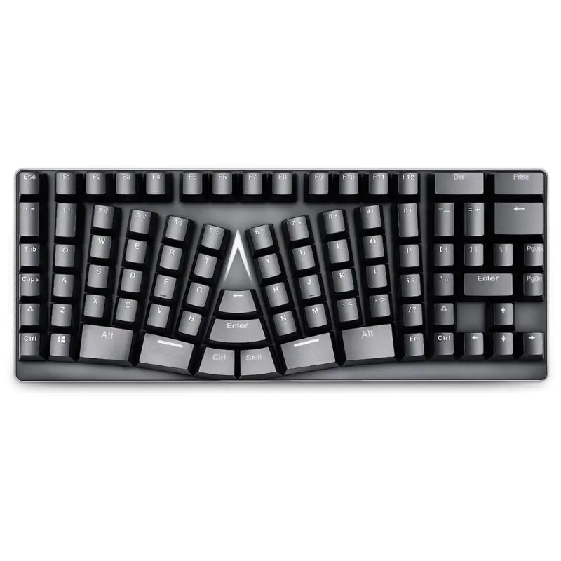 

Ergonomic Keyboard Mechanical Gaming USB Type-C 86 Keys Wired for Microsoft HP LG PC Laptop Tablet 667F