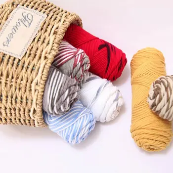 

2020 new Milk-Cotton Chunky Yarn Crochet-Thread Hand-Knitting Baby Wool Natural for Lovers