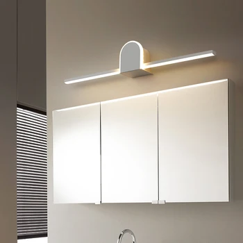 

Simple modern led mirror headlight bathroom bathroom mirror cabinet light waterproof anti-fog lamp makeup mirror lights