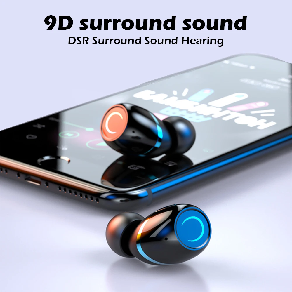 TWS G11 высококачественные Bluetooth 5,0 Игровые наушники настоящие беспроводные наушники 9D стерео гарнитура с объемным звуком сенсорные наушники